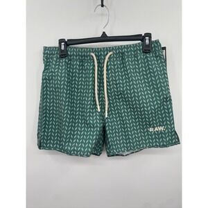 G-Star RAW Green Carnic 2.0 Raw Swim Shorts Size Small *NWT*
